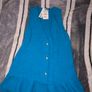 Textured ruffled pinafore dress Image 3