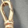 9ct yellow gold spinning fob necklace Image 9