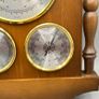 Vintage Barigo Oak Weather Station Hygrometer Barometer Thermometer Germany Image 4