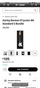 Harley benton guitar