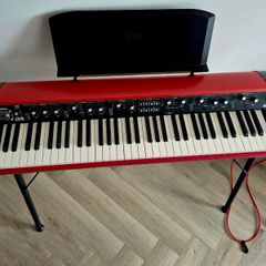 Korg SV-1 73 Stage Piano Red Excellent Condition + Soft Case