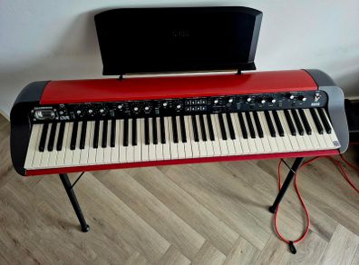 Korg SV-1 73 Stage Piano Red Excellent Condition + Soft Case