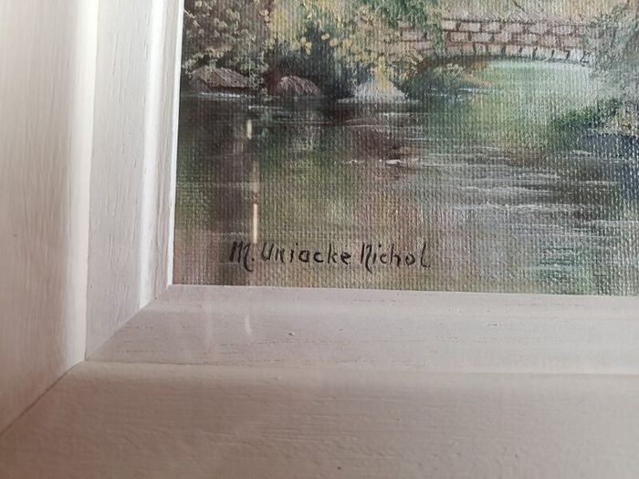 May Uniacke Nichol St Stephens Green Dublin Original Painting