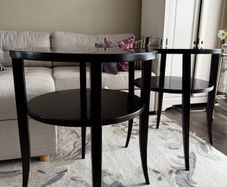 Designer Wooden Side Tables , Set of 2