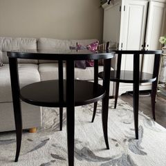 Designer Wooden Side Tables , Set of 2