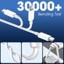 USB C Charger Cable  Pack USB to USBC Cable Type C Charger Fast Charging 3A Lead for iPhone 16 15 Pro Max Plus, Samsung Galaxy S25 S24 Ultra, Huawei, Google Pixel, for iPad Air Image 6