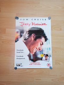 Movie poster  Tom Cruise  "Jerry Maguire"  1996  42x59.5cm