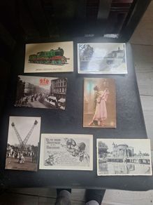 Seven Vintage Postcards