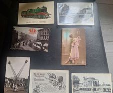 Seven Vintage Postcards
