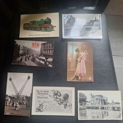 Seven Vintage Postcards