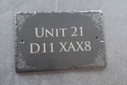 house number eircode business present name plate