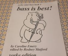 Bass Is Best! By Emery Yorke Mini-bass Book 1
