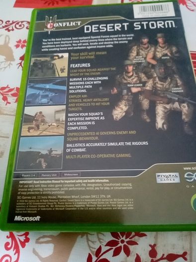 Conflict Desert Storm - Xbox Original & Xbox 360 Games - Original