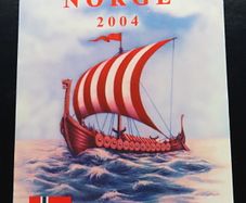 Viking Norway Euro Probe Essai coins set 2004 euro Prototype Specimen | Viking long boat