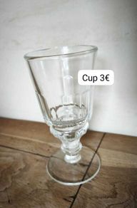 Glass goblet - clear design