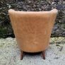 Italian leather butterfly wingback Image 4