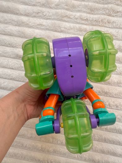 Sesame Street Ernie 2001 Splashin Trike Water Tub Tricycle Duck Part of the rope doesn't pull back completely Used Please see photos