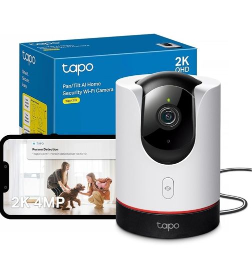 Tapo 2K QHD 4Mp AI Pan/Tilt Security Camera