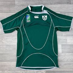 Vintage Canterbury Ireland 2007 Rugby World Cup Jersey Shirt Mens Medium