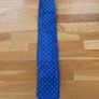 Canali Royal Blue Polka Dot Silk Tie Image 2