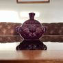 Vintage Sadler Pottery Beetroot Funny Face Lidded Jar Glazed Burgundy Image 5