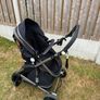 Magic ZC 3 in 1 Pushchair Pram Travel System, Baby Stroller 3 in 1 with Reversible Two Pushing Modes, Newborn Infant Carriage One-Click Folding, Toddler Buggy Aluminum Frame (739 Black) Image 8