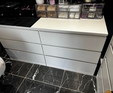IKEA malm 6 drawer unit