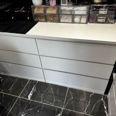 IKEA malm 6 drawer unit