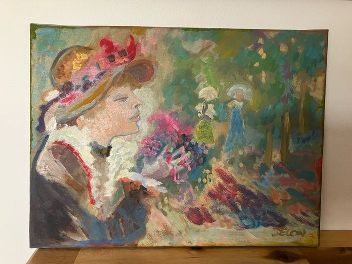 Beautiful Pastel Coloured Oil painting