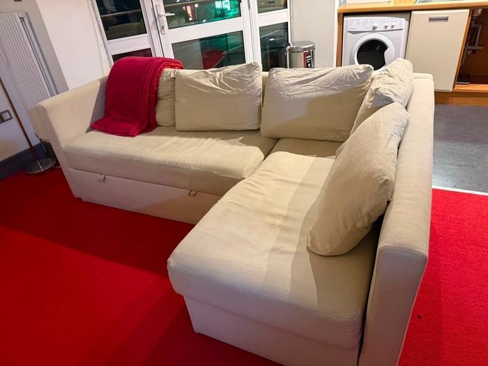 Sofa Bed in cream