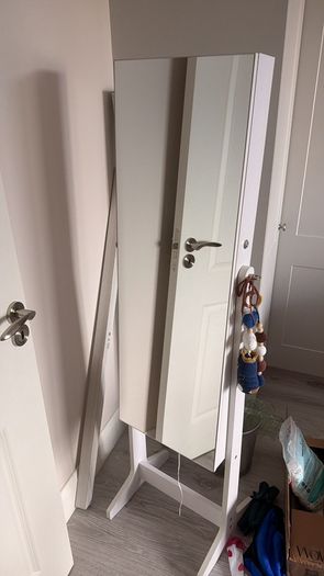 Mirror with storage