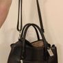 Black Faux-Leather Bessie Handbag Image 4