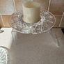 Waterford Crystal Glass Bethany Round Candle Holder & Rosslare 8" Plate Image 4