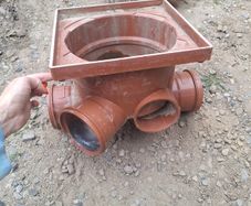 MFP Drainage inspection chamber base plumbing junction