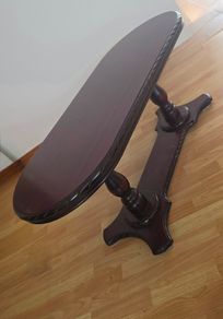 Dark Mahogany Wood Coffee Table