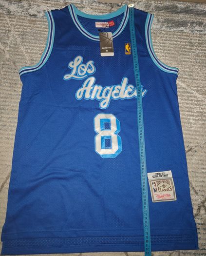 New Los angeles Kobe bryant, Mitchell and ness vintage jersey no 8 blue size L