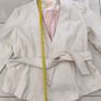 Arnsdorf Cream Ivory Wool Cashmere Blend Belted Wrap Jacket Coat Image 3