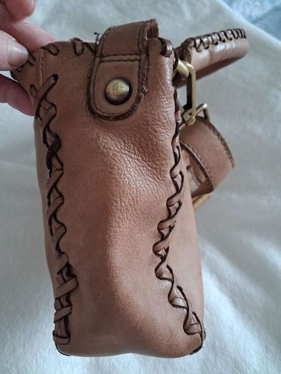 Vera Pelle - Leather Bag - Light Brown - New Without Tags RRP 120