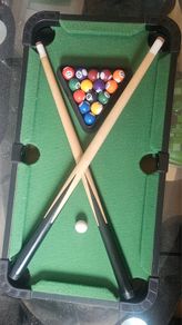miniature pool table
