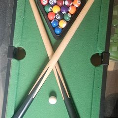 miniature pool table