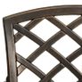 3 Piece Bistro Set Cast Aluminium Bronze Image 5