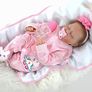 22 inches 55 cm Reborn Dolls Vinyl Soft Silicone Image 4
