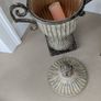 Decorative urn with lid - vintage style Image 2