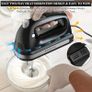 Hand Electric Mixer, 300W Ultra Power Food Kitchen Mixer with 5 Self-Control Speeds + Turbo Boost, 5 Stainless Steel Attachments Handheld Blender for Baking, BLACK Image 4