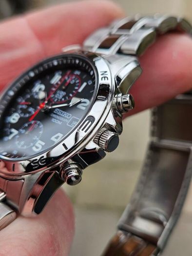 Watch Seiko Military Chronograph. Quartz