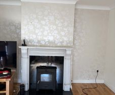 fireplace excluding the stove