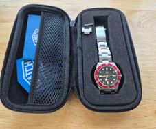 Watchdives 37mm, seiko sweeping second hand quartz