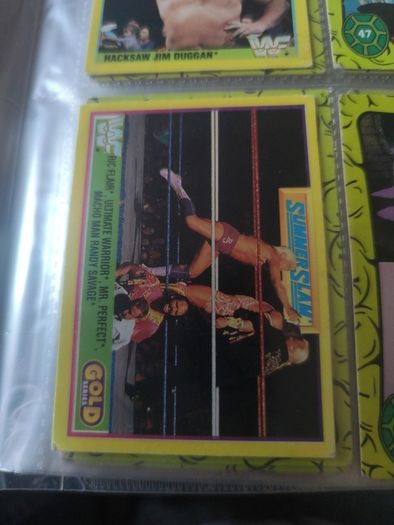 Vintage wwf cards