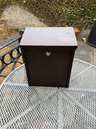 Metal postbox