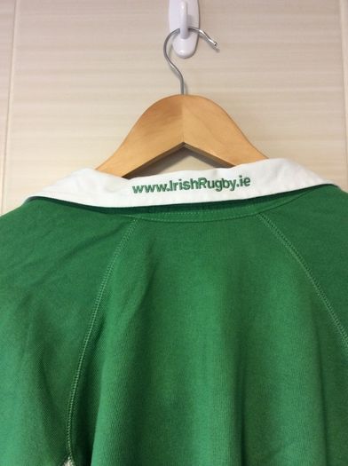 Ireland Rugby Jersey. Triple Crown Winning Jersey Year 2007. Official Canterbury IRFU Home Jersey. Authentic Original From The Time. Not A Modern Day Remake.